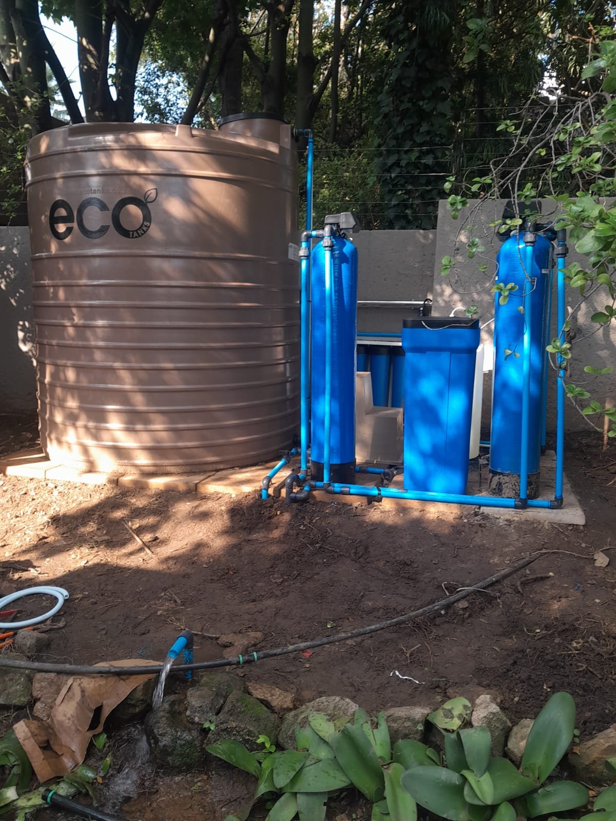 Water treatment installation